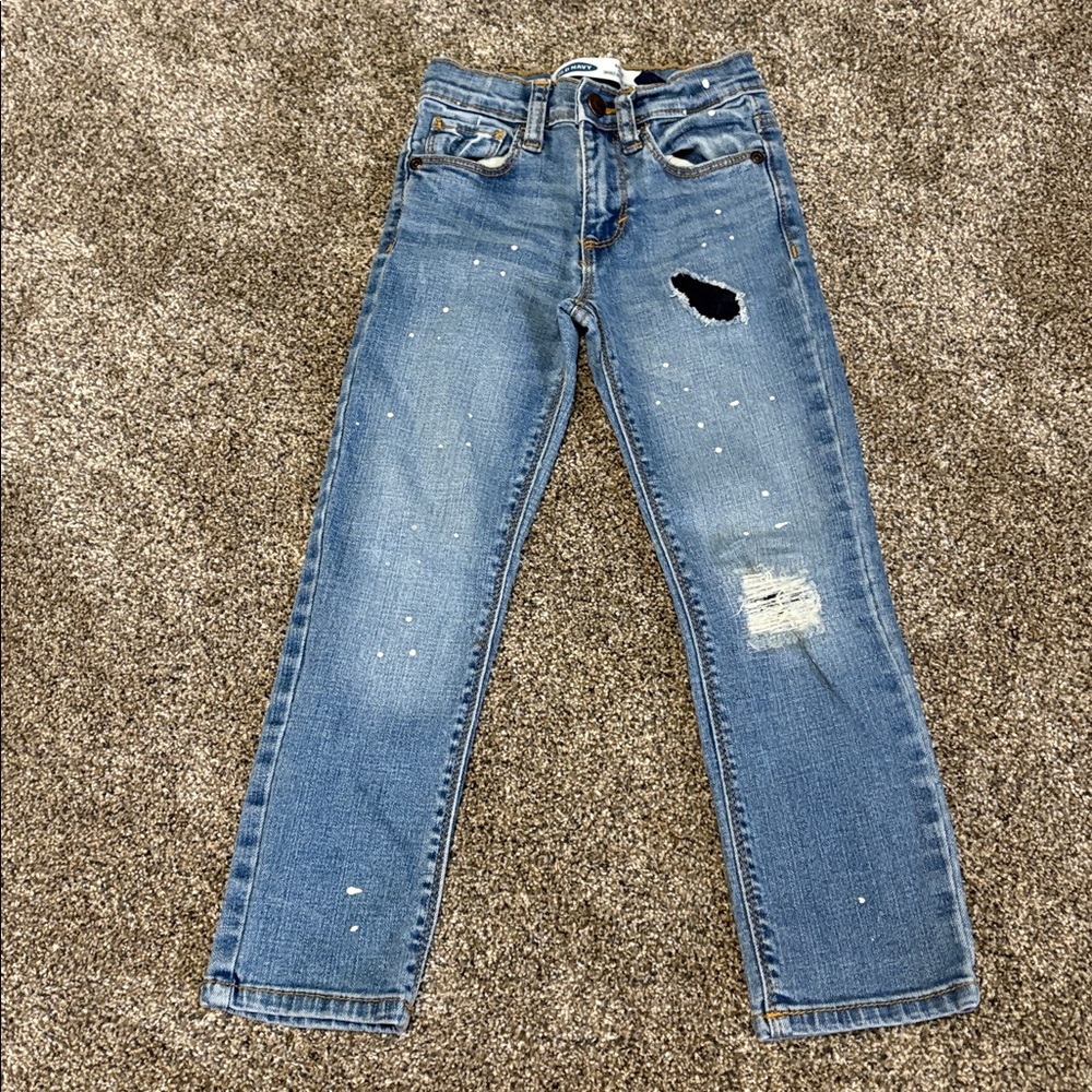 Old Navy Blue Denim Karate Skinny Jeans Size 5T